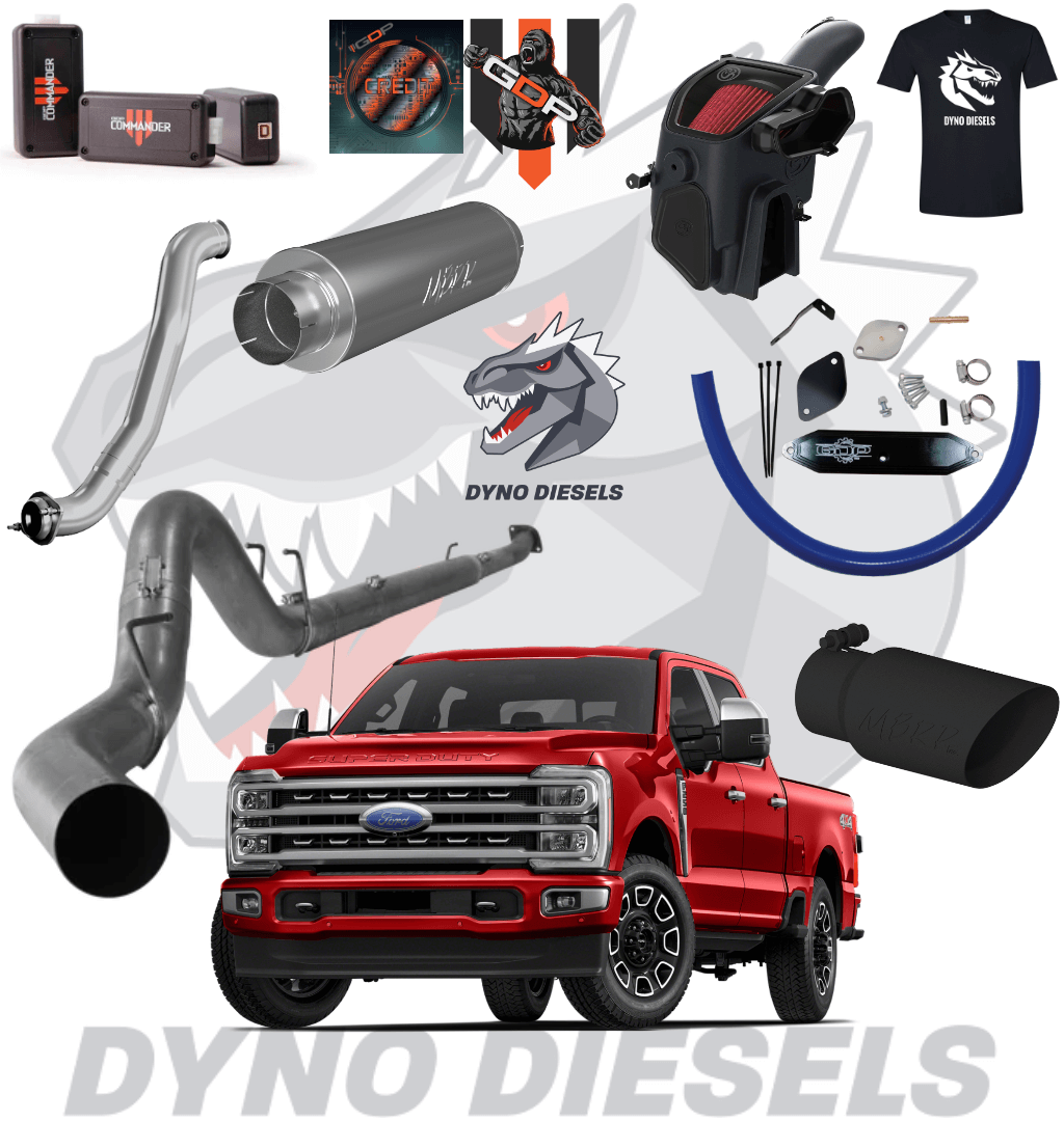 DPF DEF EGR delete kit with Commander Tuner | 2023-2024 FORD POWERSTROKE