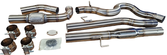 2019-2024 JEEP 3.0L ECODIESEL | CUSTOM STAINLESS STEEL COMPLETE EXHAUST