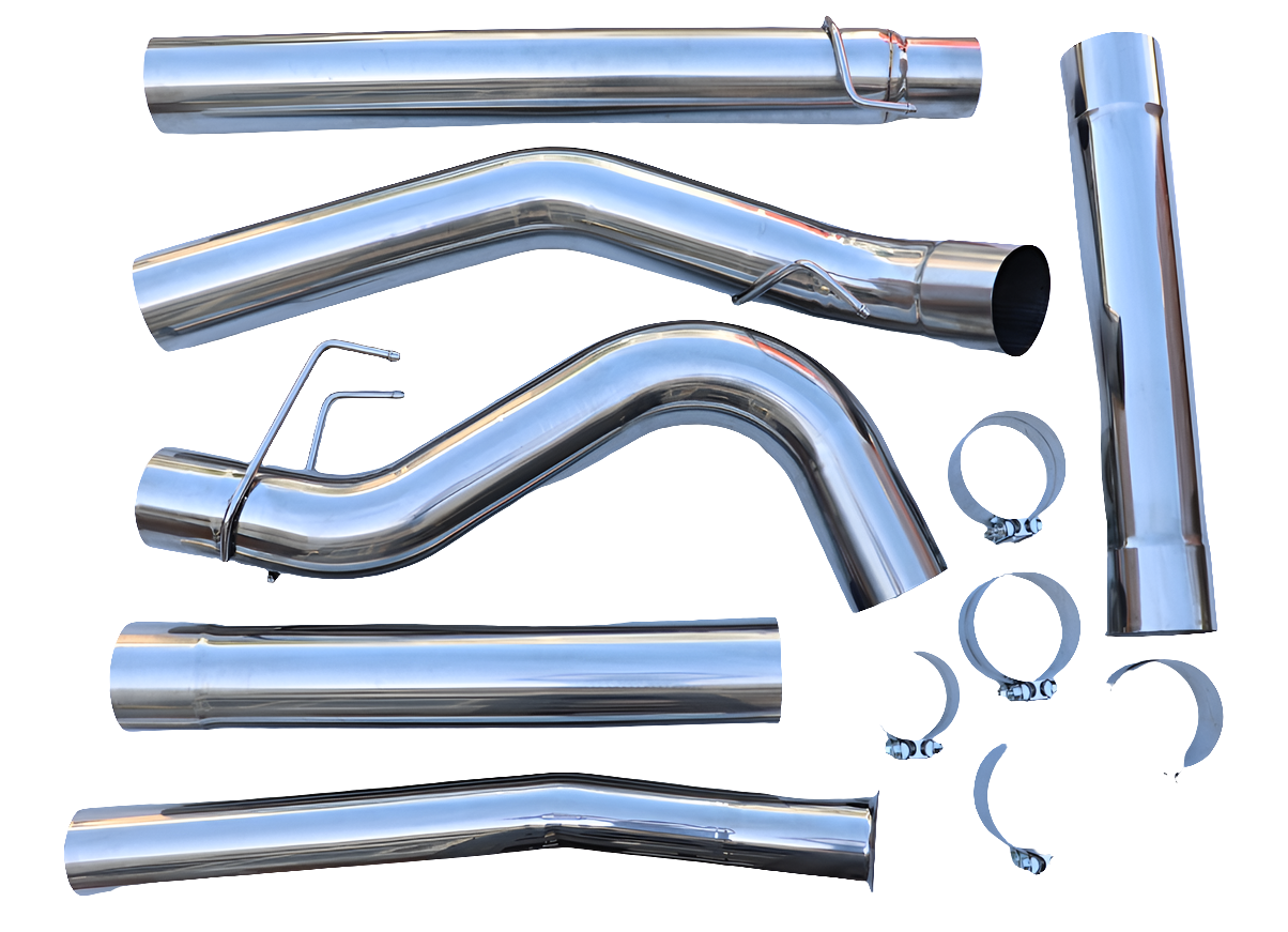 2011-2019 FORD POWERSTROKE | 5IN T304 STAINLESS STEEL EXHAUST SYSTEM | WILL NOT RUST!