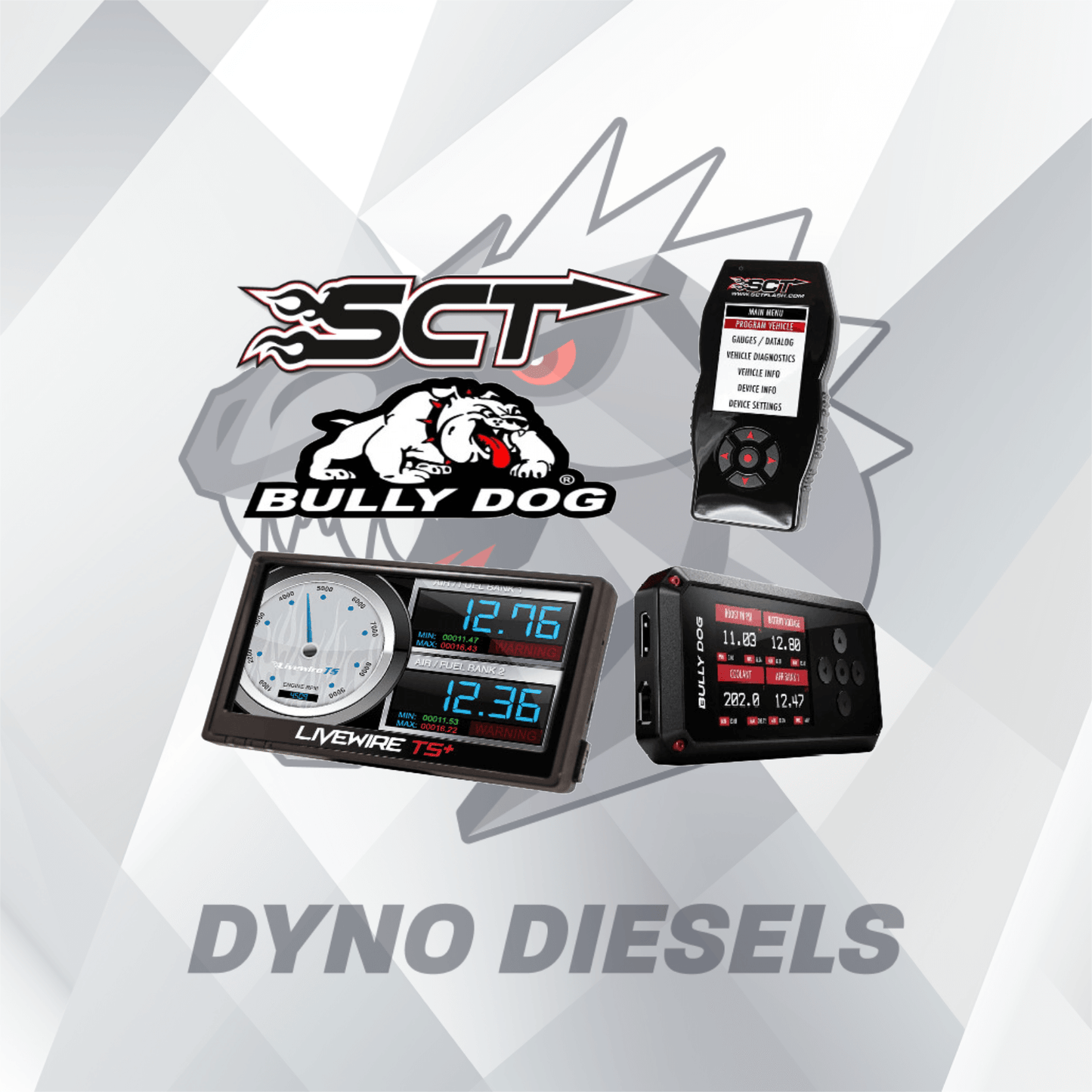 BULLYDOG / SCT DYNO DIESEL DELETE TUNES | X4, BDX & LIVEWIRE