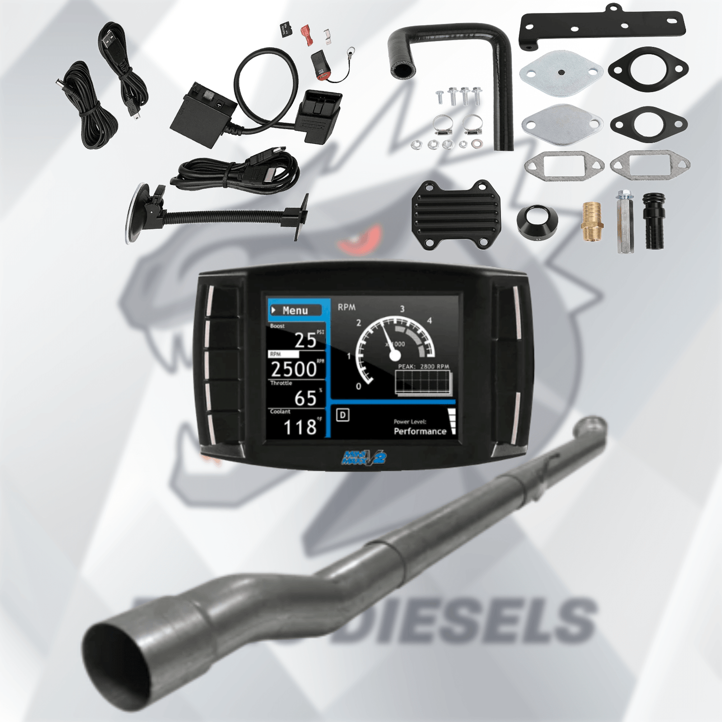 DPF DEF EGR V2 Mini Maxx Delete Kit | 2013-2017 Dodge Ram Cummins 6.7L